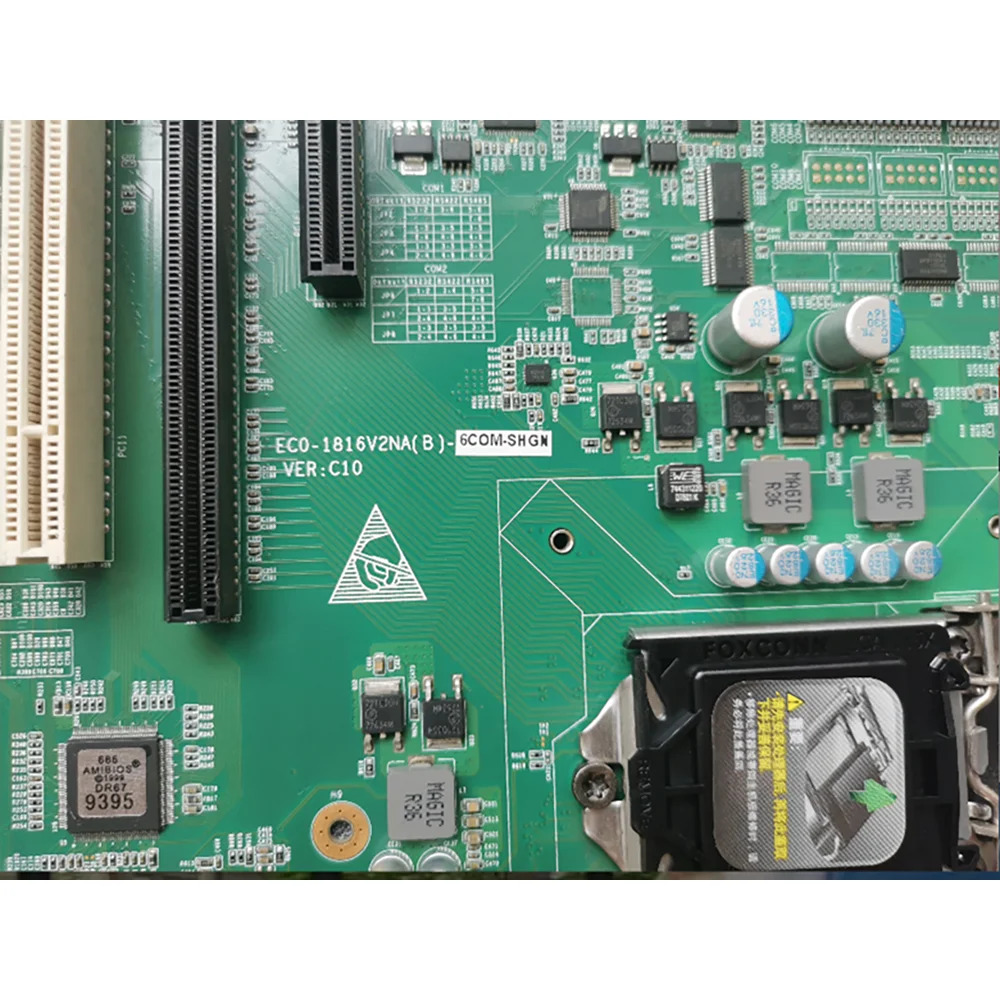 ECO-1816V2NA B -6COM VER C01 C10 5 PCI 슬롯 산업제어 마더보드