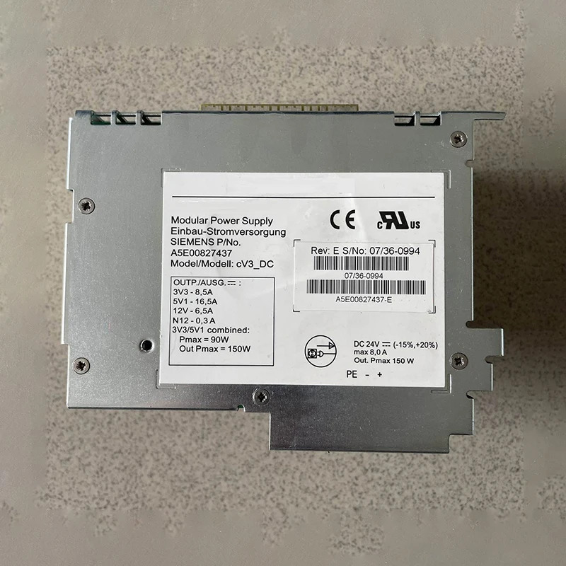 A5E 00827437 Siemens IPC 전원공급장치 A5E원본 -E cV3DC