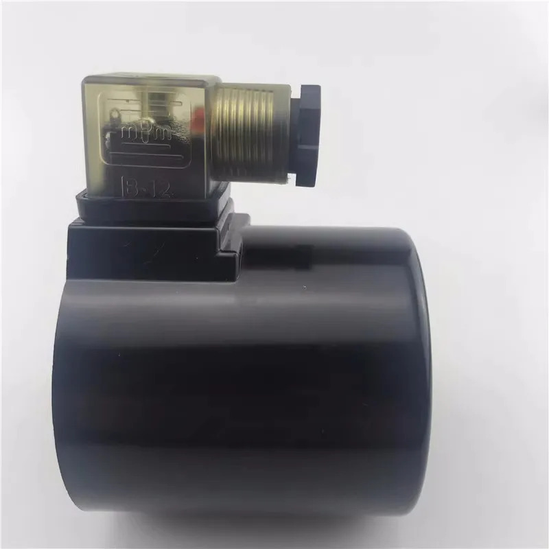 전자기 방향 제어 밸브 코일 DSG-03 내경 26mm 높이 70mm 검정색 원형 DC24V AC220V