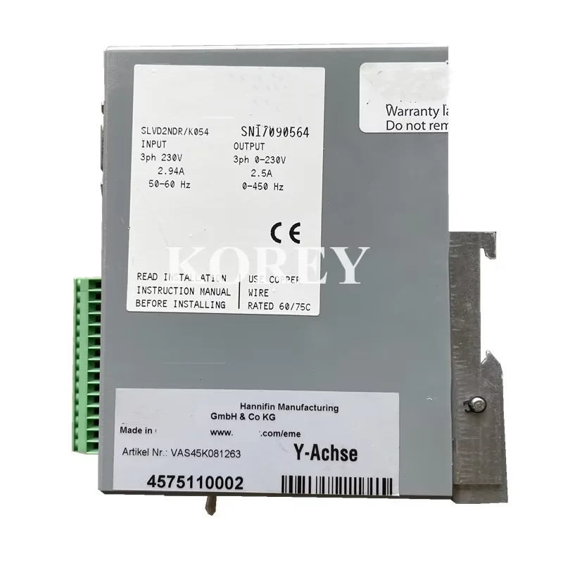 SLVD-N 서보 드라이버 SLVD2NDR K054