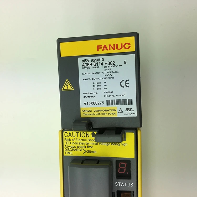 A06B-6117-H302 CNC 기계Fanuc 서보 드라이브 증폭기 모듈 리퍼