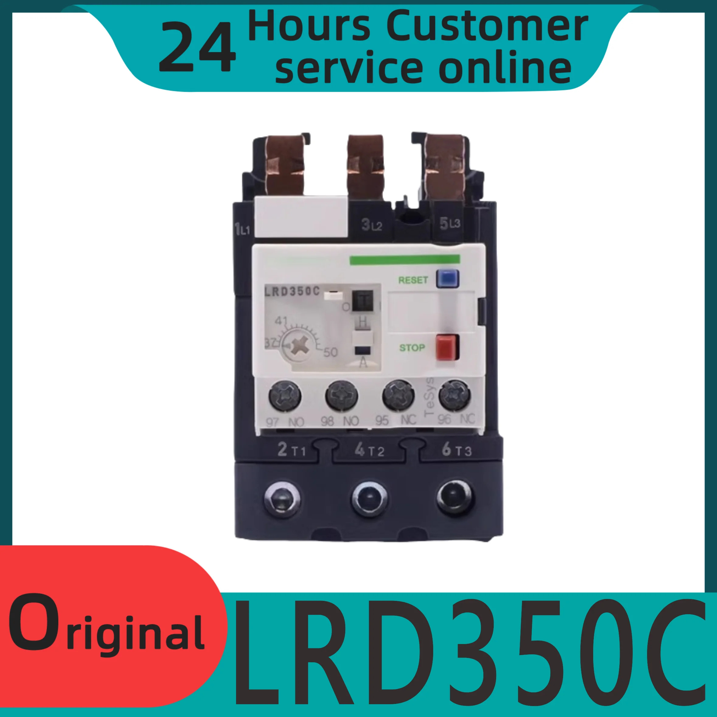 오리지널 열 과부하 릴레이 LRD350C LR-D350C 37-50A
