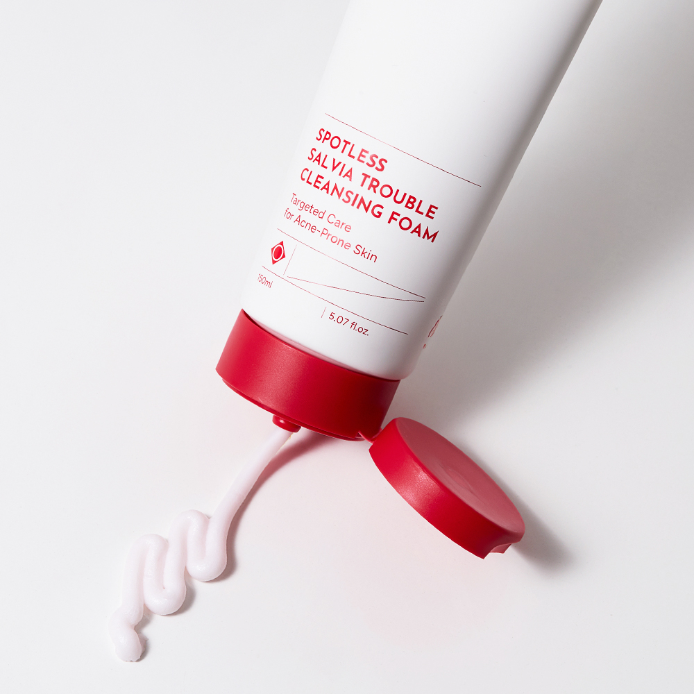 셀라힐 스팟리스 살비아 트러블 케어 클렌징폼 150ml 1개 약산성 민감성 피부 저자극 - 상세 이미지 5