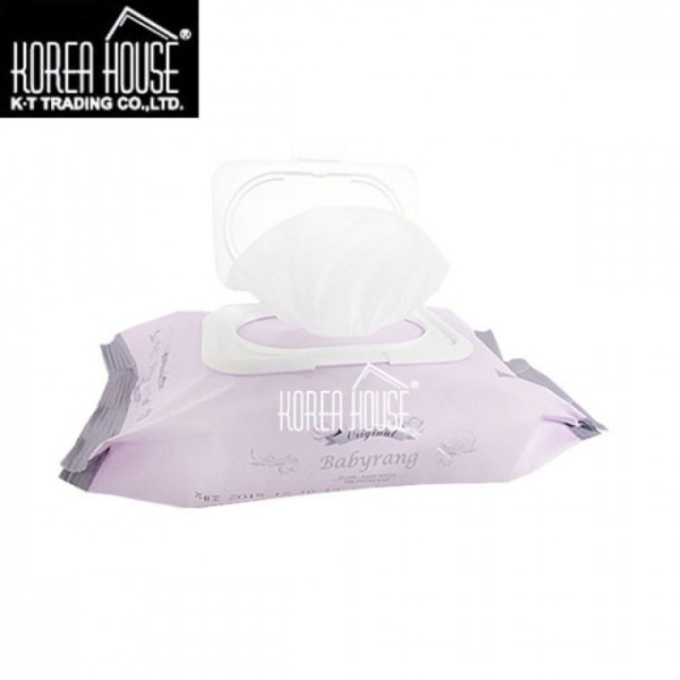 지니몰 베비랑 오리지널 물티슈 캡형 100매 휴지 베비랑물티슈 물휴지 화장지 휴대용