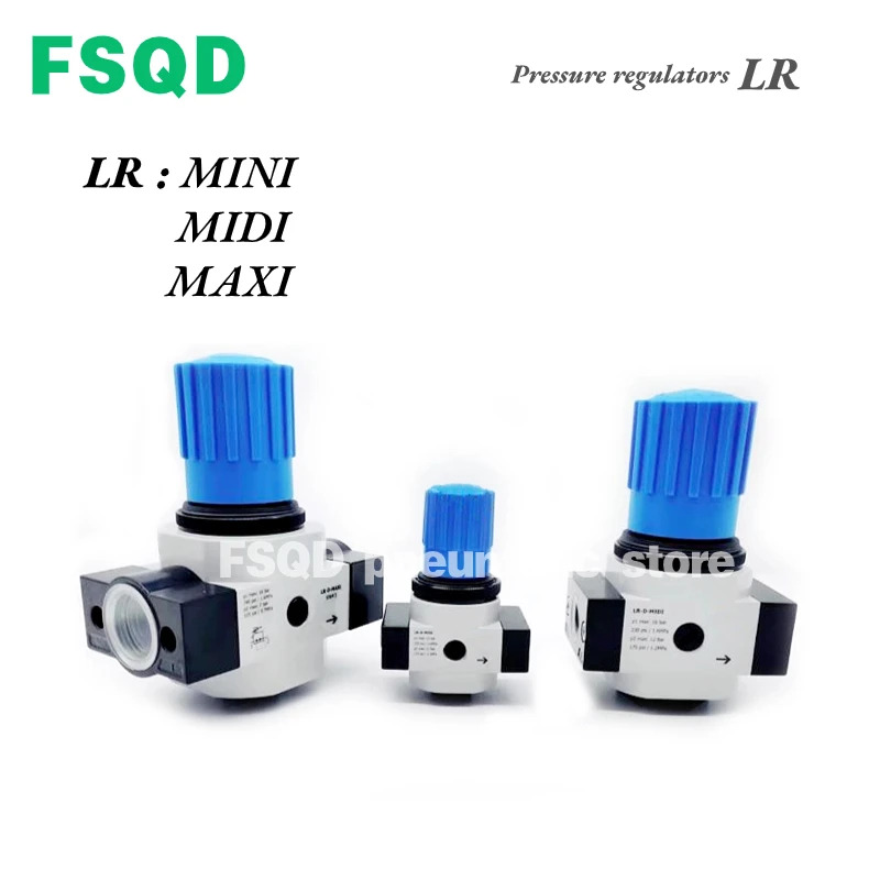 압력 조절기 LR-1/4-1/8-3/8-D-7-MINI-A LR-3/8-1/2-D-7-MIDI-A LR-3/4-D-7-MIDI-A LR-1/2-3/4-1-D-7-MAXI-A LR
