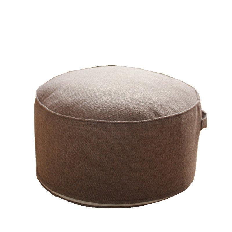 의자방석 높은방석 20cm 사무실 두께 키높이방석 진카키 지름 40X40cm높이 20cm - 상품 이미지