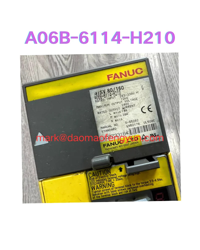 A06B-6114-H210 리퍼 서보 드라이브 완료