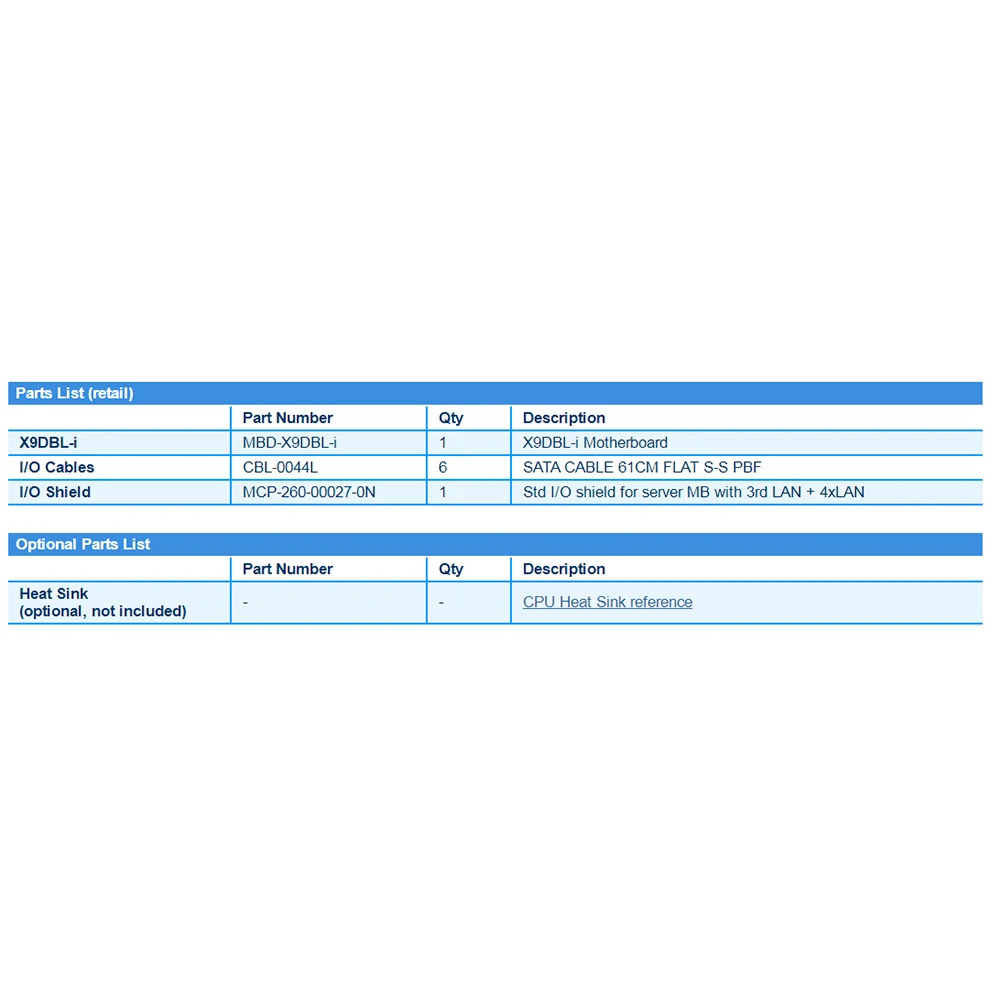 Supermicro 양방향 서버 마더보드X9DBL-i LGA 1356 intel호환 C602 DDR3 Xeon 프로세서 E5-2400 v2 완전 리퍼
