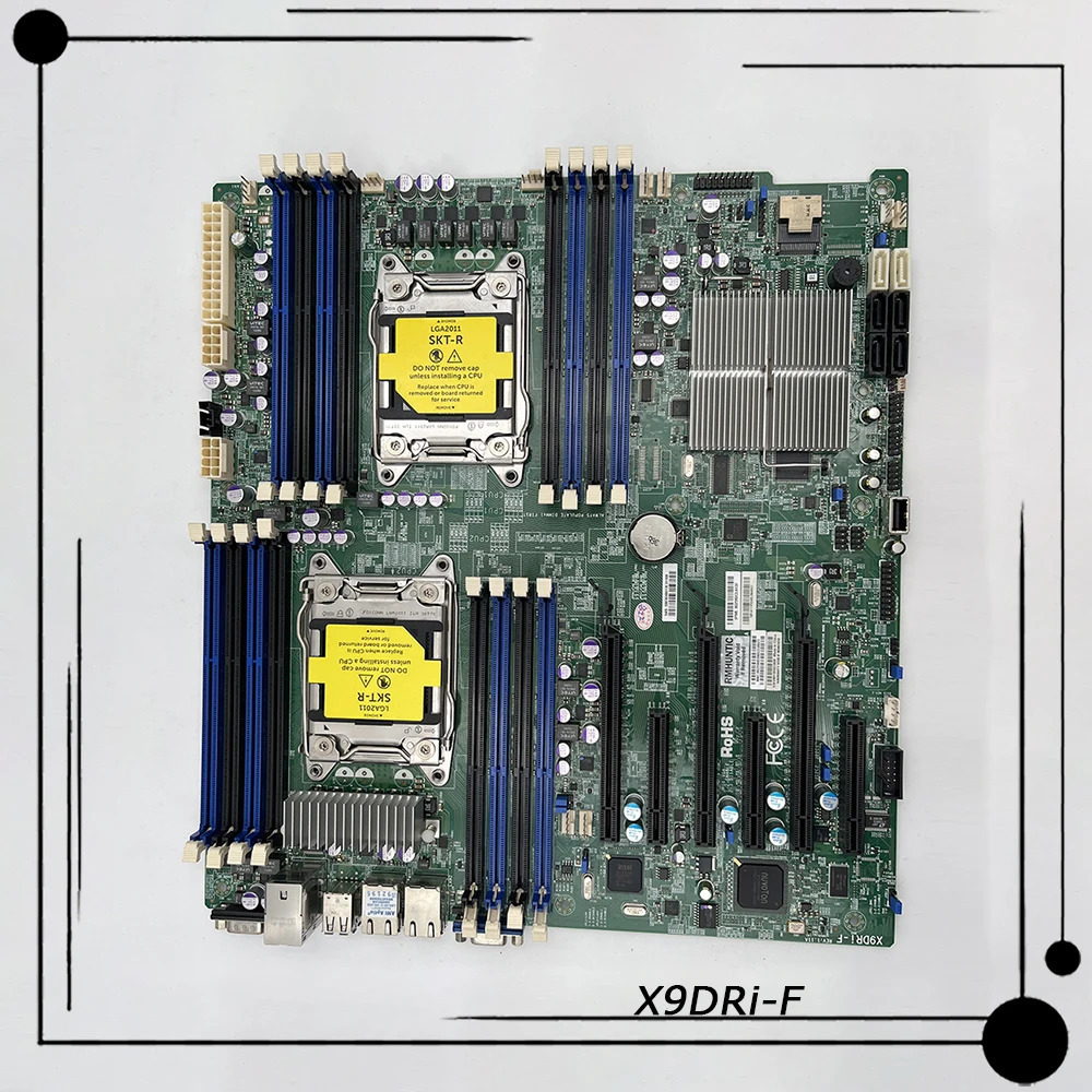 Supermicro 양방향 서버 E- 마더보드 LGA 2011 intel호환 C602 DDR3 Xeon E5-2600 v2 군X9DRi-F PCI-E 3.0