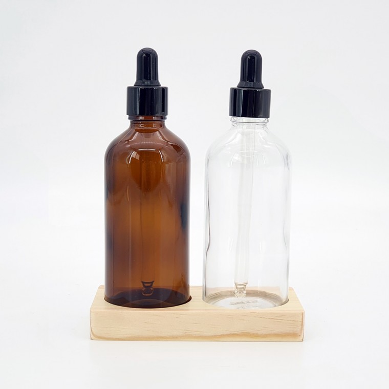 스포이드공병 화장품 아로마 에센스 리필용기 갈색 100ml - 상품 이미지