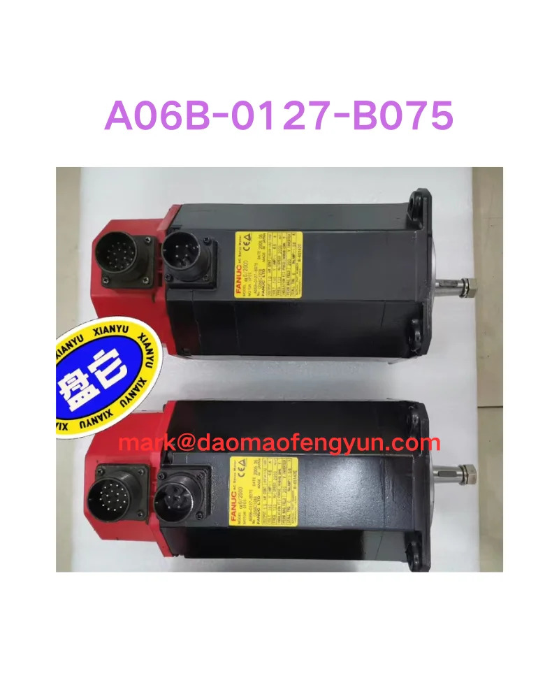 A06B-0127-B075 리퍼 서보모터 OK