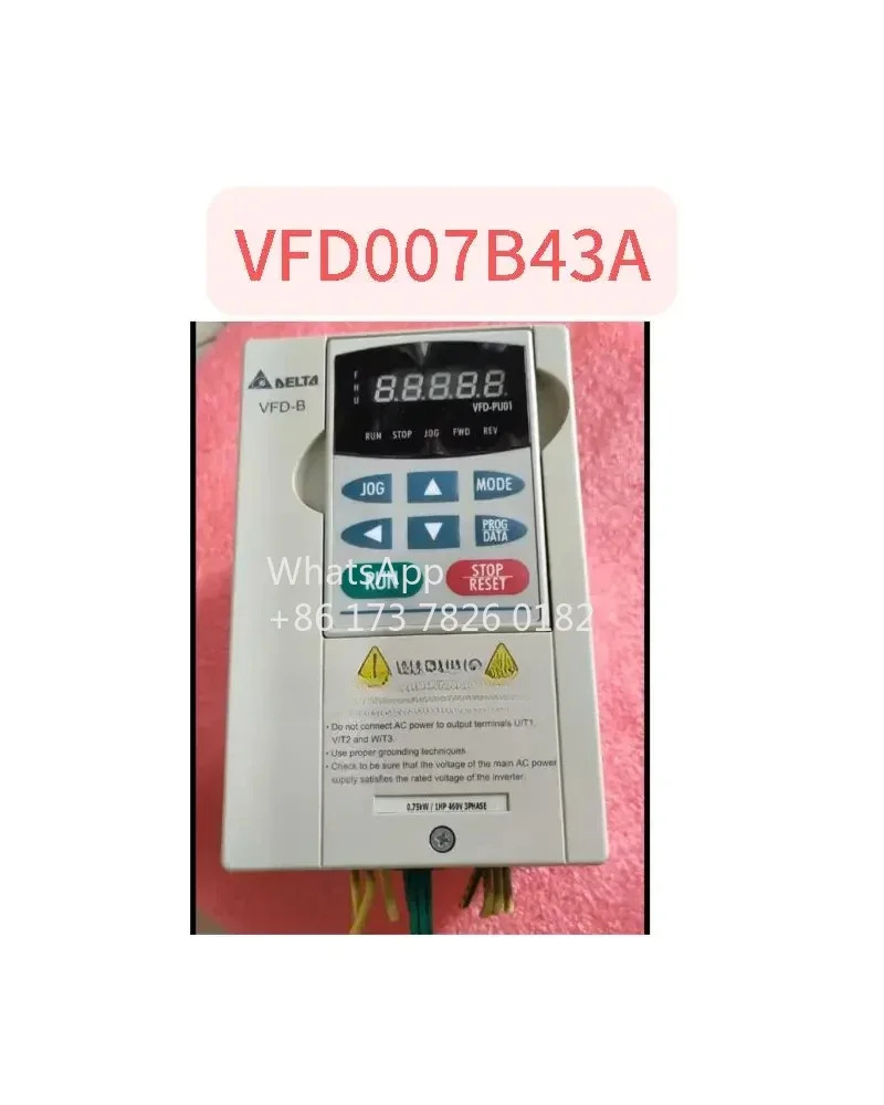 리퍼 주파수 변환기 750W 3상 전송 VFD007B43A 완료
