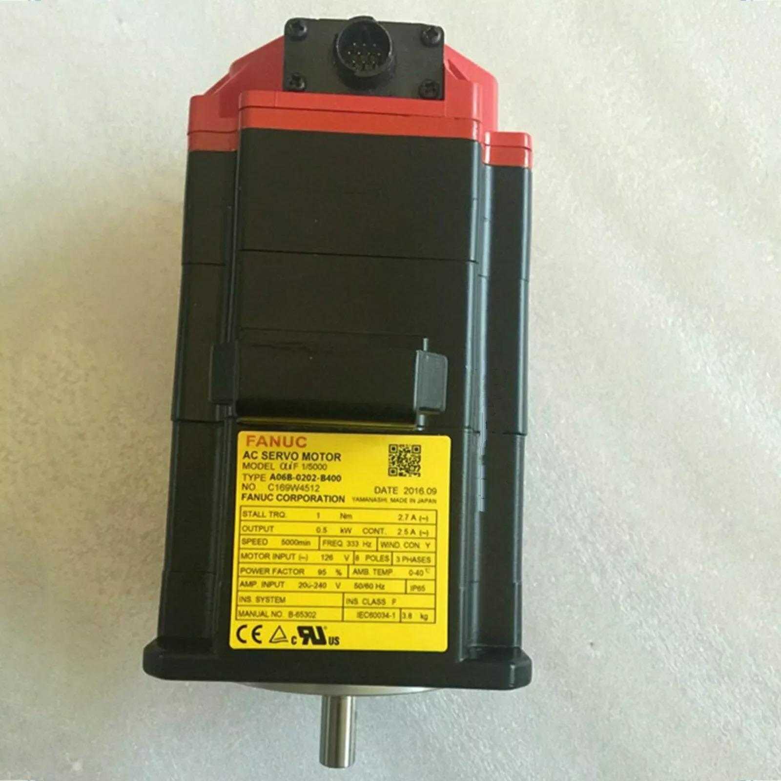 A06B-0202-B400 Fanuc AC 서보모터 12개월 A06B0202B400