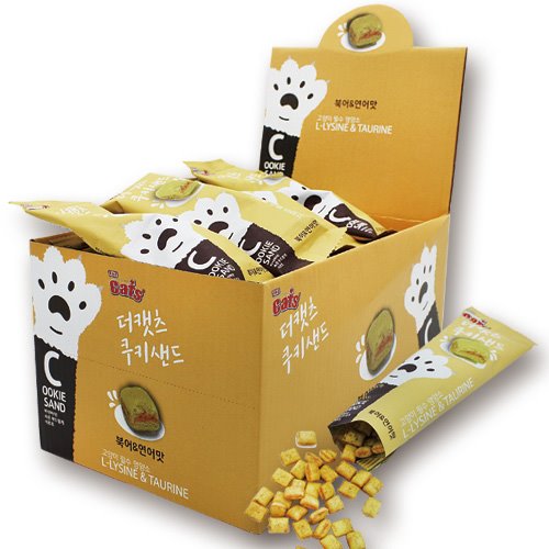 더캣츠 쿠키샌드 고양이간식 크런치 4종 콤보, 20g, 4개 이미지 7