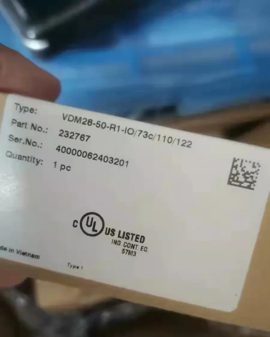 2025.4 VDM28-50-R1-IO/73c/110/122 232767 토크 센서 납품