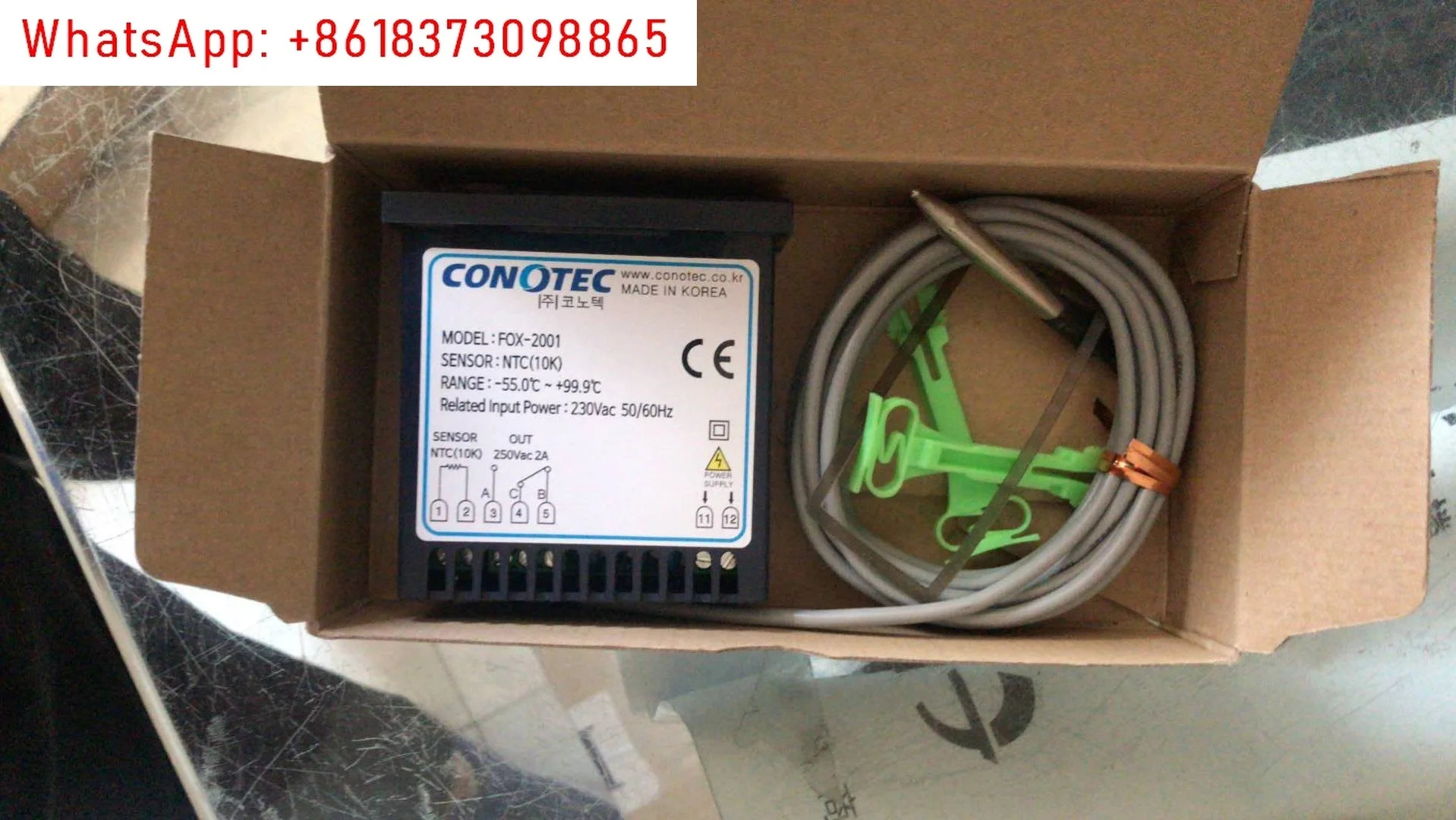 FOX-2001F 온도 조절기 CONOTEC FOX-2001D 2001 2001T