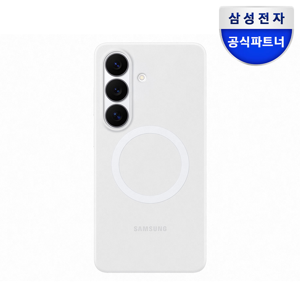 삼성 정품 실리콘 맥세이프 마그넷 케이스 커버 화이트, 갤럭시S26 - 상품 이미지