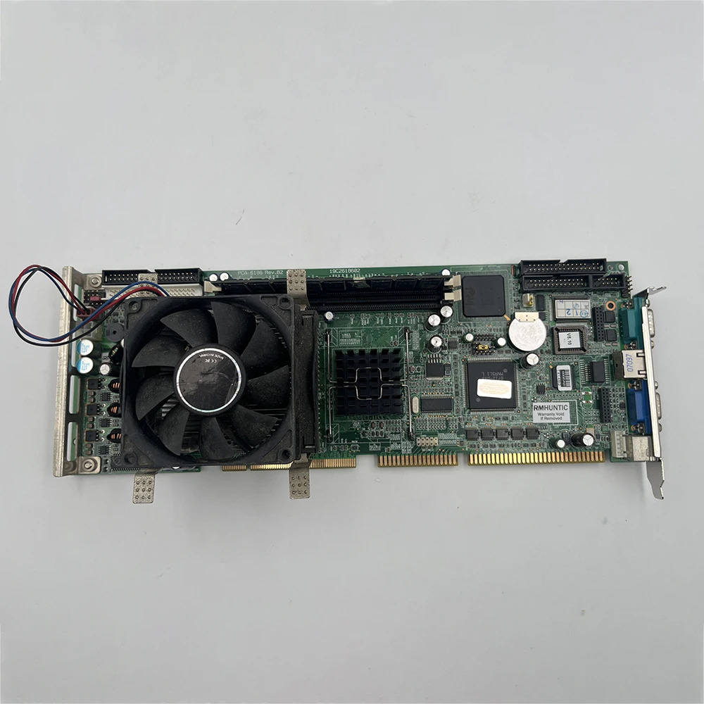어드밴텍 PCA-6186 REV B2 PCA-6186E2 듀얼 네트워크 포트CPU 메모리 포함