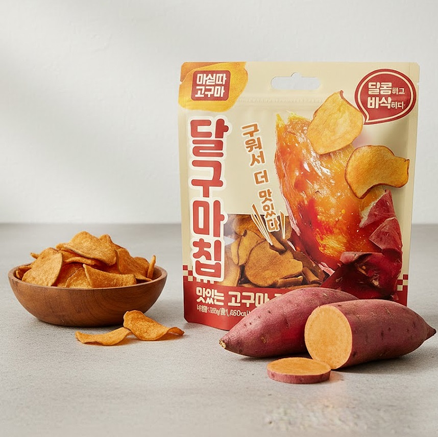 마싣따고구마 달구마칩 320g 사무실 탕비실 주전부리 간식 스낵 - 상세 이미지 3