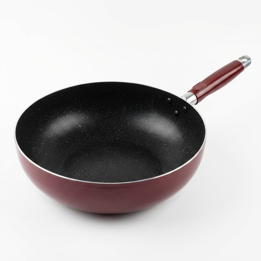 가벼운 대형 마블 스톤 코팅 업소용 궁중팬 볶음 웍 32cm - 메인 이미지
