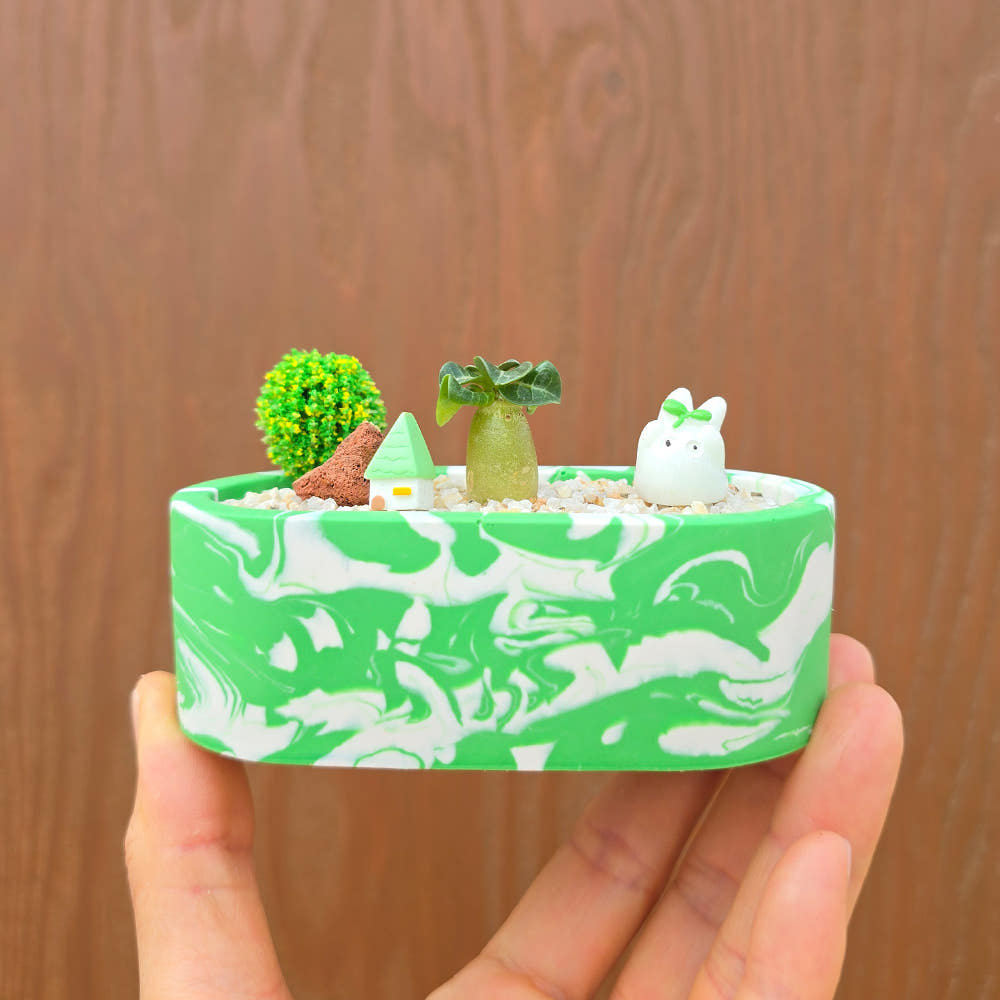 아라비쿰 dha 제스모 키트 제스모나이트 친환경 화분 만들기 DIY 식재 체험학습 아임팟 - 상품 이미지