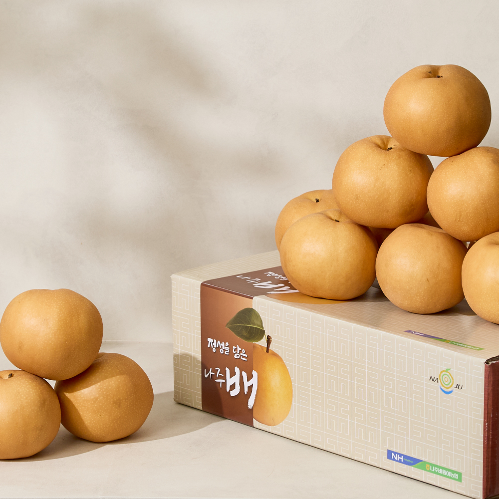 아삭하고 시원한 고당도 꿀배 전남 나주 신고배 선물세트 10-11과, 7.5kg, 1개 - 상세 이미지 2