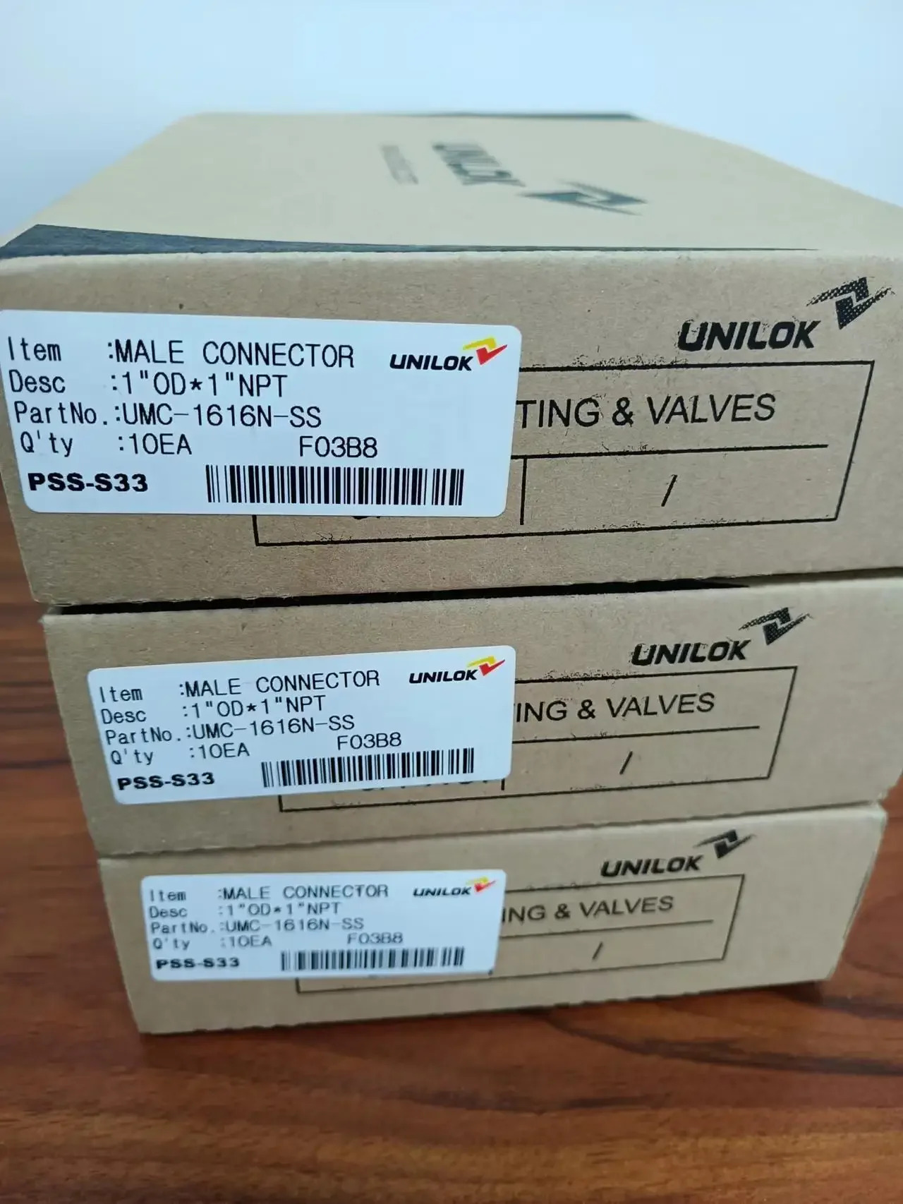 카드 슬리브 NPT 변환 1 인치 x UMC-1616N-SS