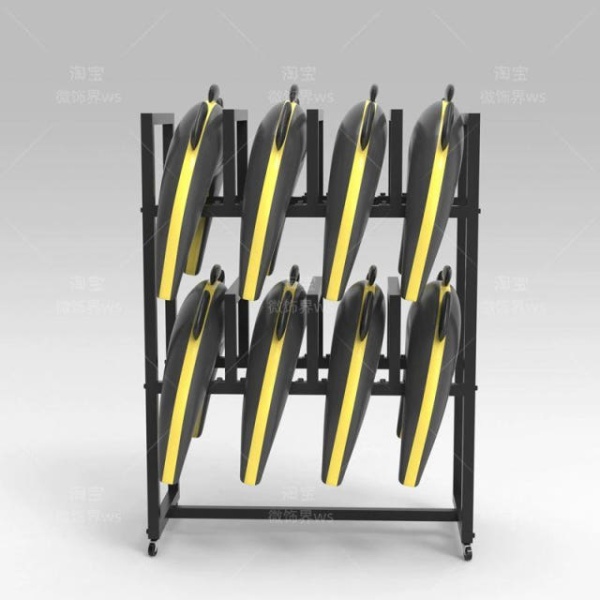프리미엄 불가리안백 모래 보관 진열대 헬스장 선반 거치대 블랙 메인사진 8개저장가능 - 상세 이미지 2
