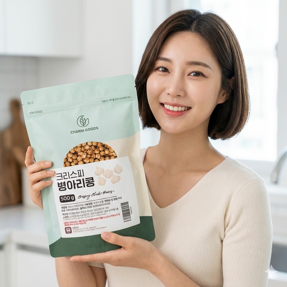 크리스피 병아리콩 볶은병아리콩 500g 1개 - 상품 이미지