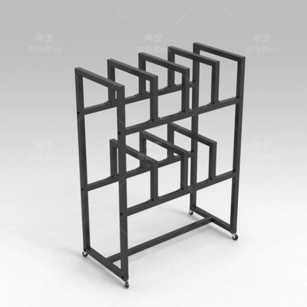 프리미엄 불가리안백 모래 보관 진열대 헬스장 선반 거치대 블랙 메인사진 8개저장가능 - 상세 이미지 5