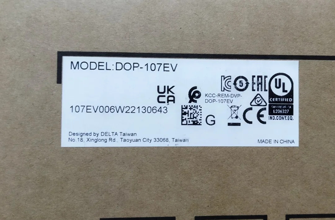 2025.4DOP-107WV DOP-107EV DOP-107EG 오리지널 델타 인터페이스 포장