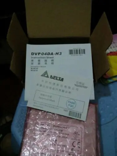 DVP04DA-H3 DVP04DAH3 델타 PLC 확장 모듈 경험