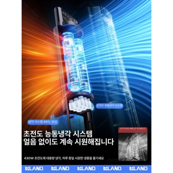초강력 이동식 가정용냉풍기 소형 냉풍 미니 기계식 모델 먹구름 검정 에어컨 기계식 모델 먹구름 검정 에어컨 냉풍 - 상세 이미지 2