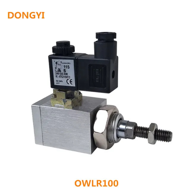 공압 클램프 브릭 밸브 실린더 OWLR100 G1/8 용