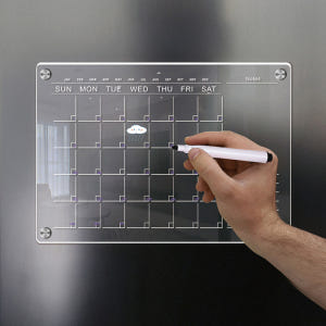 붙이는화이트보드 아크릴 냉장고 자석보드 미니 생활계획표 투명칠판 실사용 후기 | 효과 있을까? - 상품 이미지 1