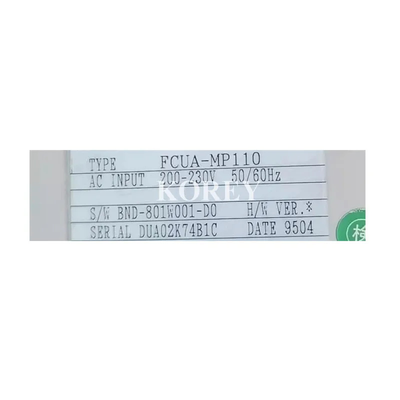 서보 드라이버 FCUA-MP200 FCUA-MP110 FCUA-MP205 FCUA-MP10-03 FCUA-MP10-01S1 FCUA-MP10-06