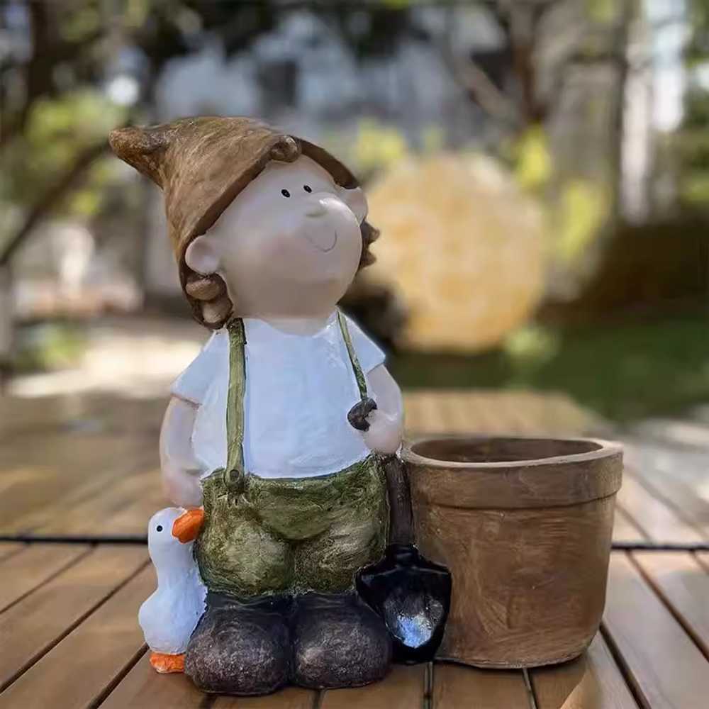 야외 조형물 나무걸이 벌룬 이동식 크리스마스 공원 보이 - 상품 이미지