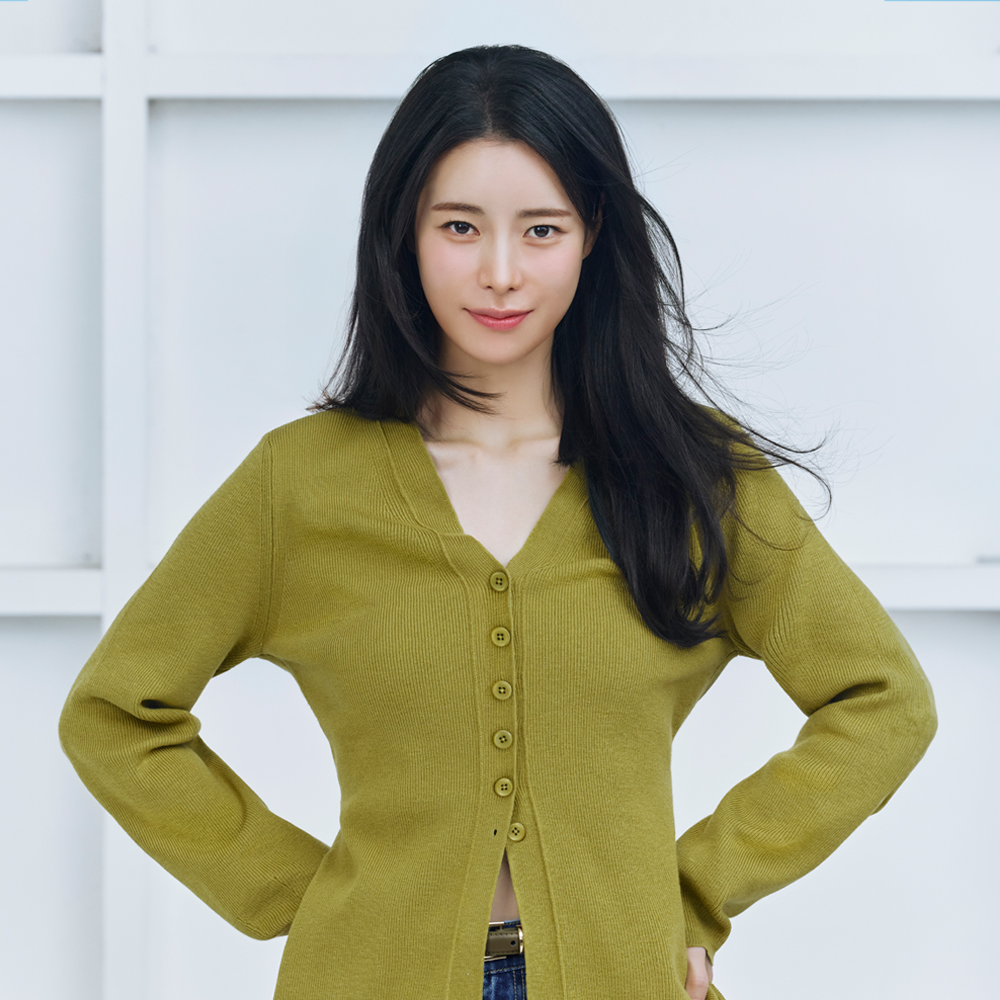 더엣지 26SS 울혼방 아워글라스 가디건 - 상품 이미지