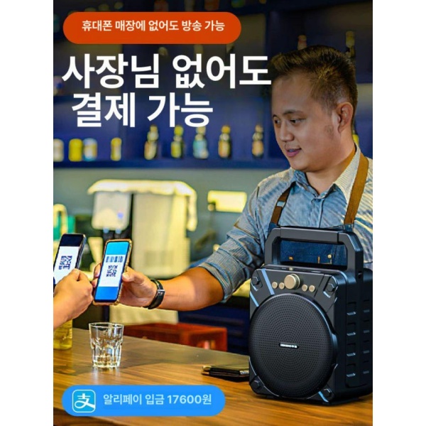 강력한 휴대용 블루투스 스피커 버스킹 시장 표준형 표준형 공식 기본 구성 - 상세 이미지 4