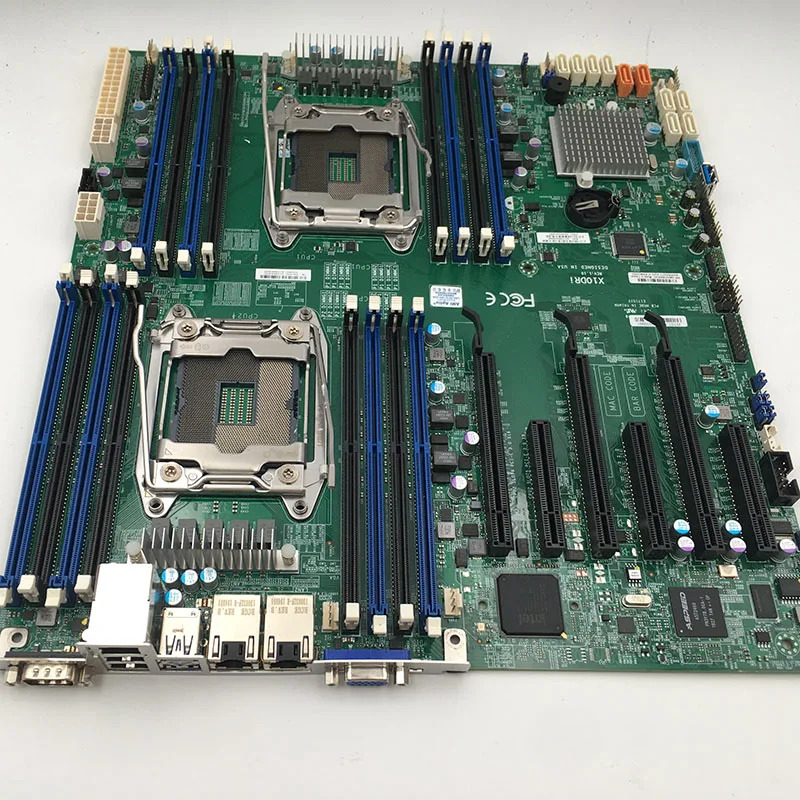 양방향 서버 E- 마더보드 X10DRi LGA 2011 지지대 C612 Xeon E5-2600 v3/v4 패밀리 DDR4