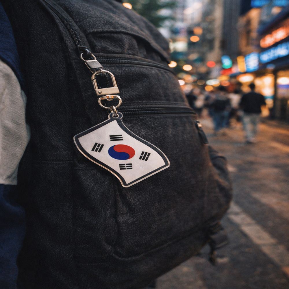 태극기키링 한국전통키링 열쇠고리 가방 미니 외국인 친구 - 상세 이미지 5