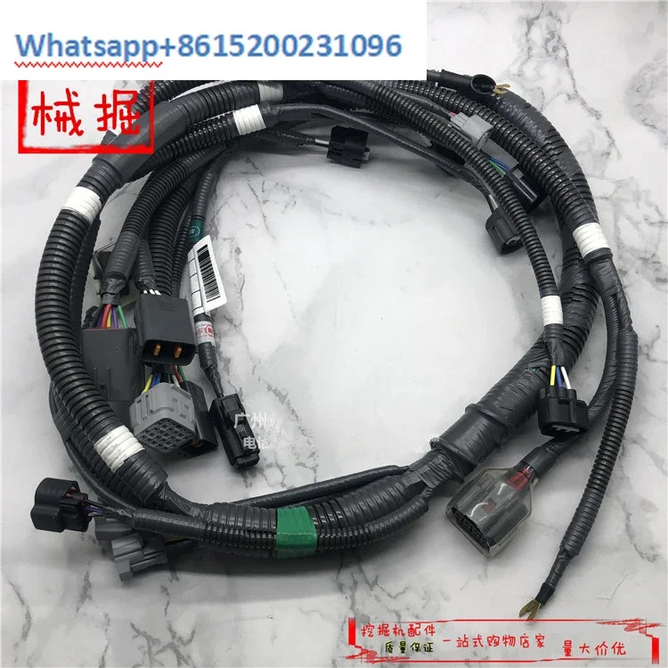 굴삭기 전분사 엔진 하네스 SH210 250 350-5A5 4HK1 6HK1