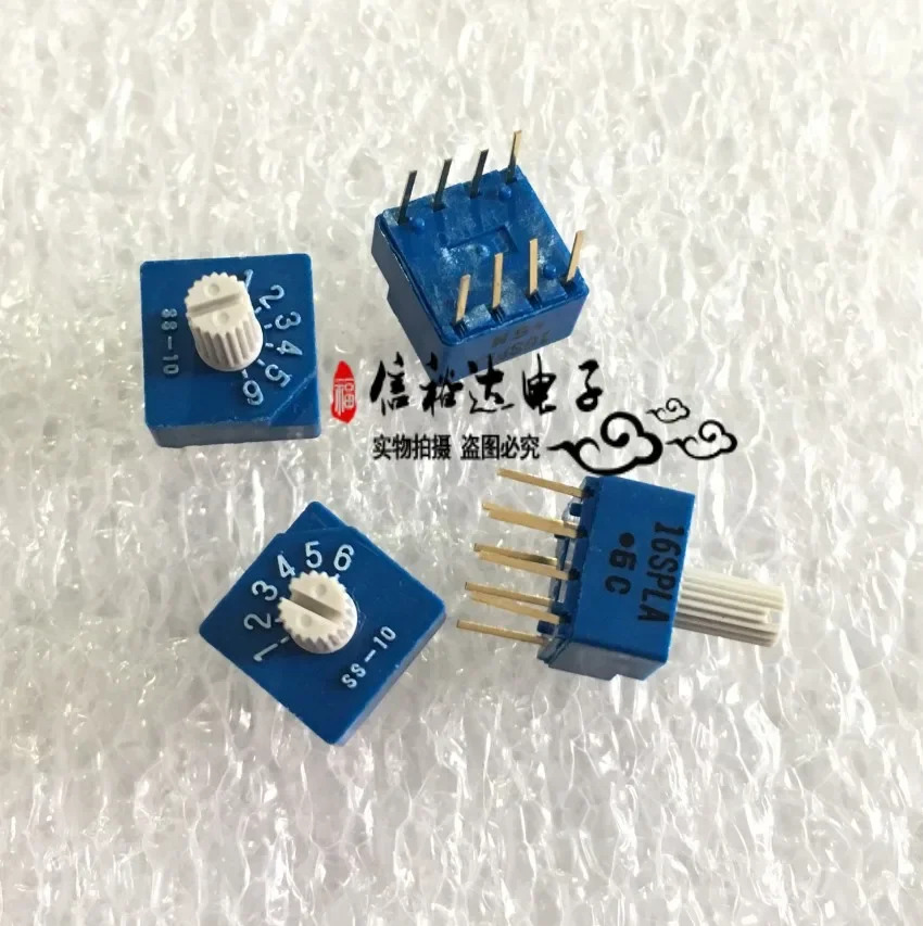 SS-10-16SPLA 로터리 딥 스위치 인코딩 6 단 SS-10-16SP-L-AE개