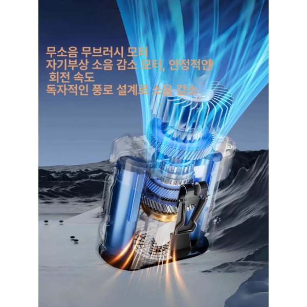 강력 휴대용 허리걸이 선풍기 벨트선풍기 충전식 군용 그레이 5000M 체감온도 23 군용 그레이 5000M 체감온도 23 0mAh - 상세 이미지 2