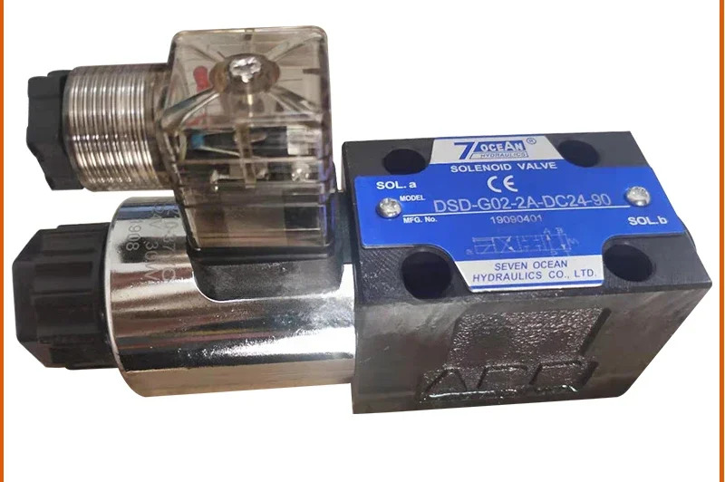 대만 솔레노이드 밸브 유압 방향 DSD/DSV-G02-2A-110/A220/DC24