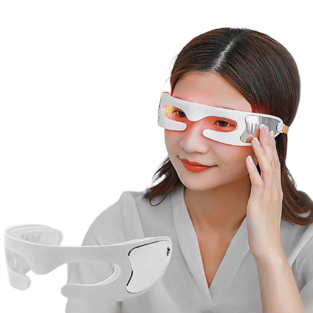 눈 마사지기 다크서클 주름 피부관리기 LED 진동 미세전기펄스+레드라이트 - 상품 이미지