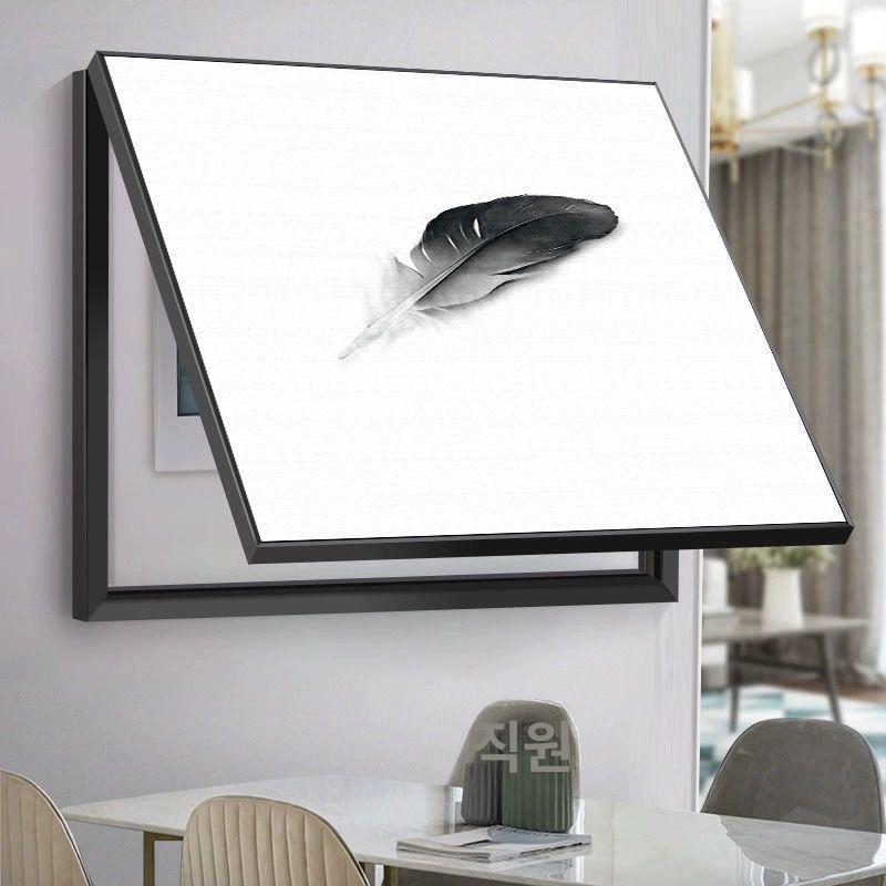 포스터 유화풍 복도 현관 백드롭 명화 추상화 벽걸이 17 크리스탈 표면 40 x 30 커버 32 x 22 플립 - 상세 이미지 4