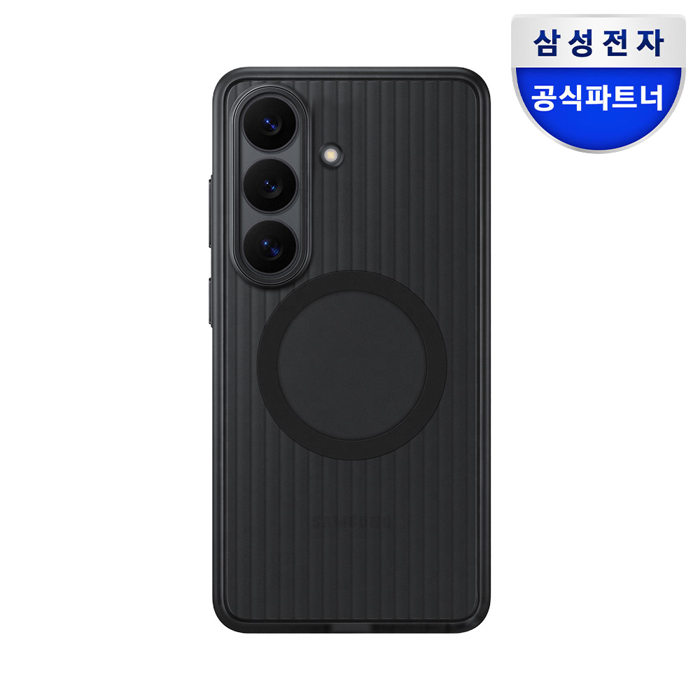 삼성 맥세이프 마그넷 러기드 정품 케이스 커버 블랙, 갤럭시S26 - 상품 이미지