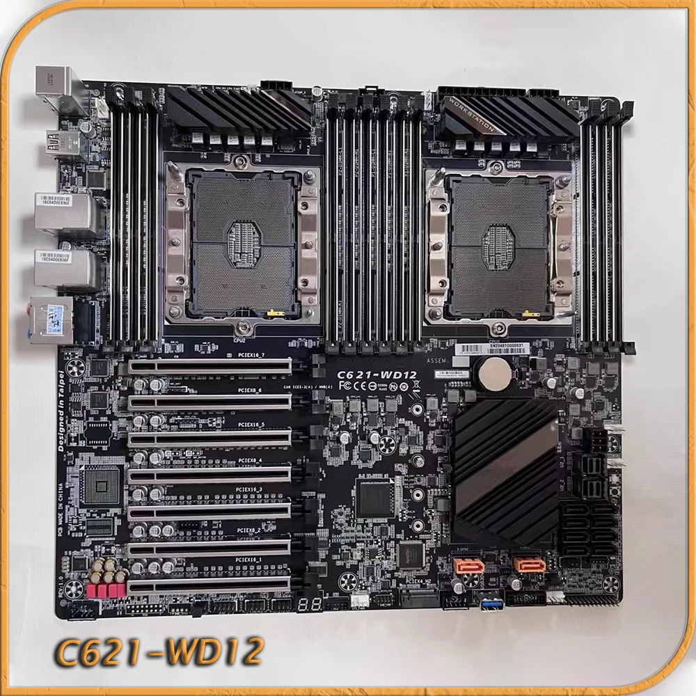 기가 바이트호환 IPMI LGA3647 12xDDR4 양방향 서버 워크스테이션 마더보드C621-WD12