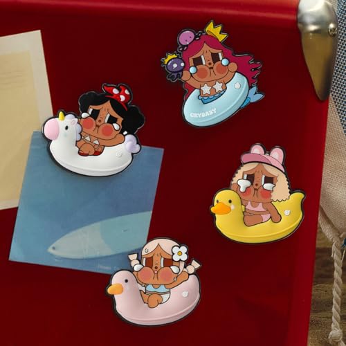 팝마트 CRYBABY Vacation Mode On 시리즈 마그넷 어소트박스 6피스 가챠 블라인드박스